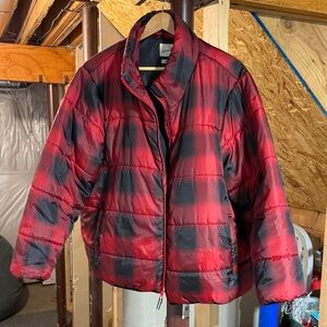 Universal Thread Red and Black Checkered Jacket